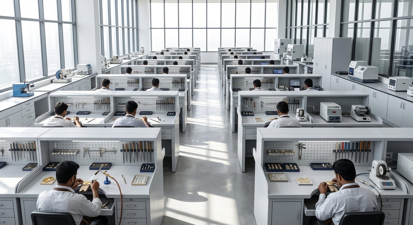 SparkleDiam manufacturing floor